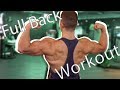 Bodybuilder Back Workout