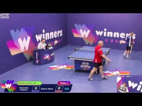 WINners CUP table 2  27.01 Kolomiets Vladimir - Ziakun Viktor   21:00