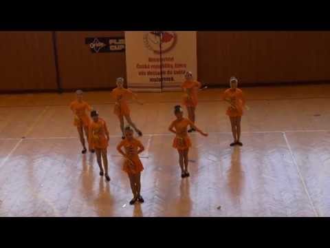 2015 11.4.Těšany kvalif.Tan.stud.LB Kadet.baton MINI Majolenky1.místo