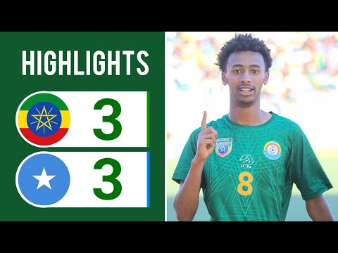 ETHIOPIA vs SOMALIA | EXTENDED HIGHLIGHTS | CECAFA U17 AFCON QUALIFIER 2025