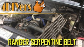 How to: Ford Ranger 2.5L 4cyl Serpentine Belt Replacement