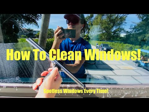 How to clean windows! (Streak Free)