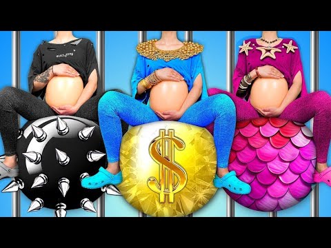 Grávida Rica Vs pobre Vs ultrarrica na cadeia! Sereia Vs Vampira! Situações engraçadas do Gotcha!