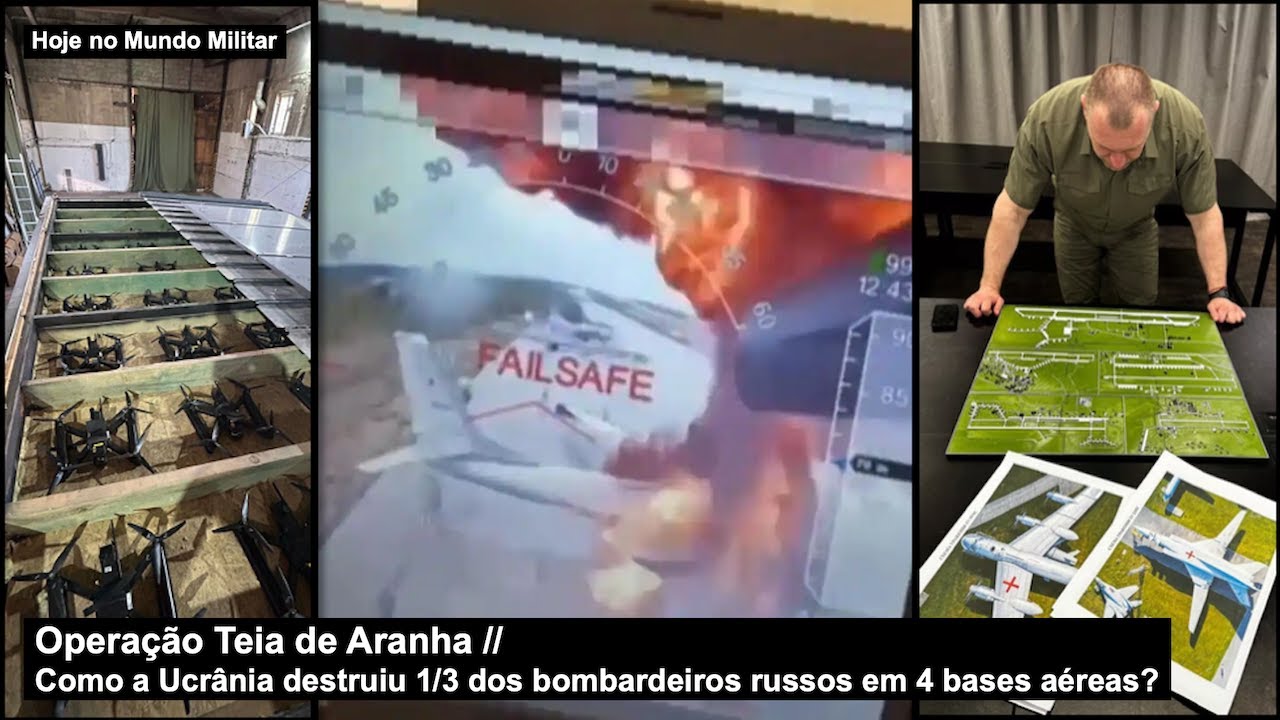 Operation Spiderweb - How did Ukraine destroy 1/3 of Russian bombers at 4 air bases?