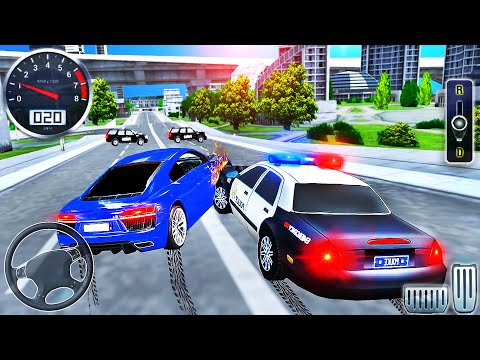 City Car Driving Simulator 2020 - Police Vehicle Driver in Open World - Android GamePlay