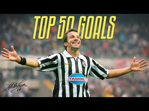 Alessandro Del Piero's Top 50 GOALS with Juventus | Happy 50th birthday, legend!