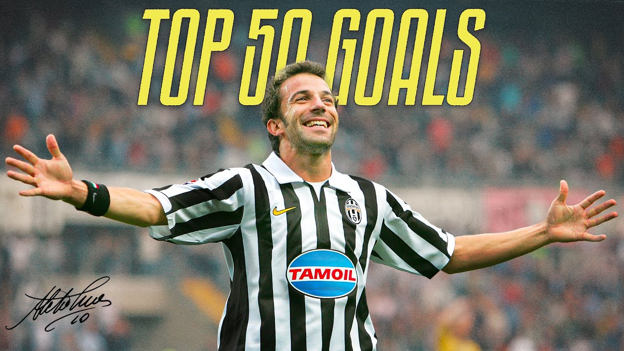 Alessandro Del Piero's Top 50 GOALS with Juventus | Happy 50th birthday, legend!