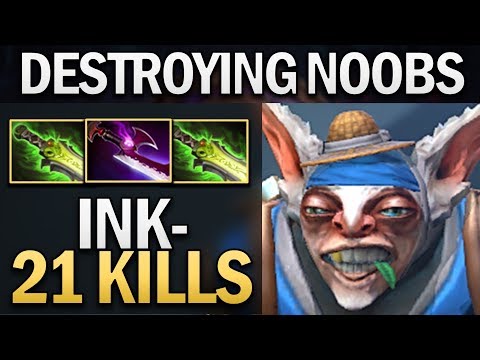 INK MEEPO DESTROYING NOOBS AFTER OUTLANDERS - DOTA 2 7.23 GAMEPLAY