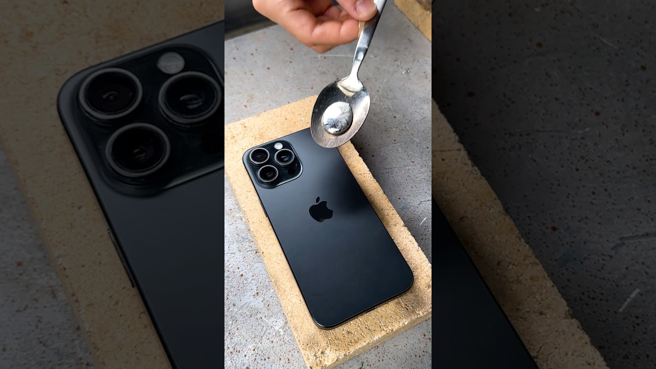 I Made a Silver YouTube Button from an iPhone!