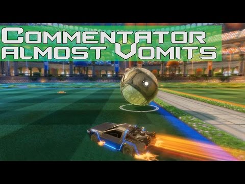 Rocket League Commentator Almost Vomits