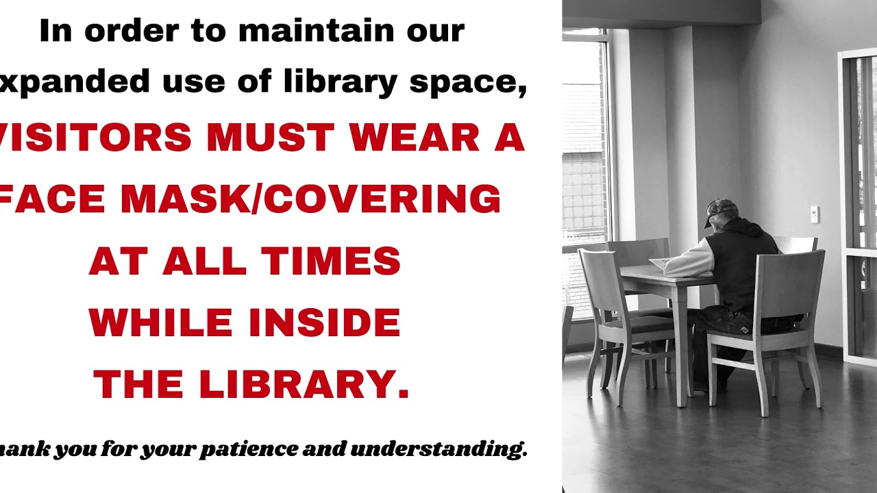 Mask Up at the Crown Point Community Library