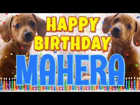 Happy Birthday Mahera! ( Funny Talking Dogs ) What Is Free On My Birthday