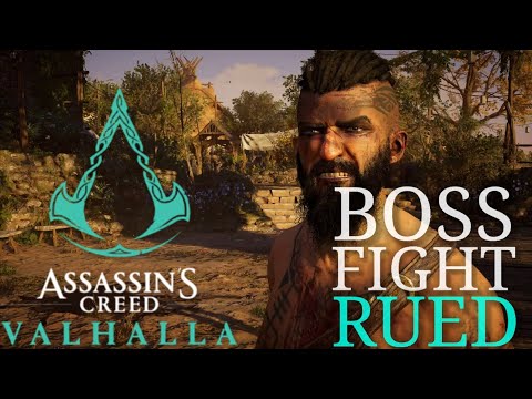 HOW TO KILL RUED BOSS FIGHT ASSASSIN'S CREED VALHALLA #ASSASSINSCREEDVALHALLA #RUED #VALHALLA