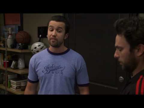 Always Sunny - Mac and Charlie parenting advice - bash some nerds!