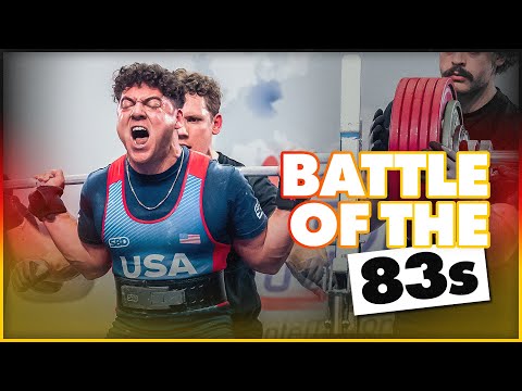 Joe vs Jurins vs Ade | 83kg IPF Worlds 2025