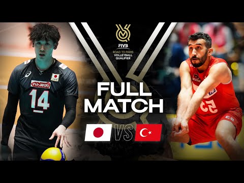 JPN 🇯🇵 vs 🇹🇷 TUR - Paris 2024 Olympic Qualification Tournament | Full Match - Volleyball