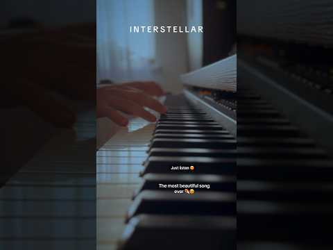 Interstellar on piano 😍🪐 #shorts