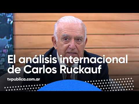 Escala el conflicto en Medio Oriente: Carlos Ruckauf - Las Mañanas con Andino