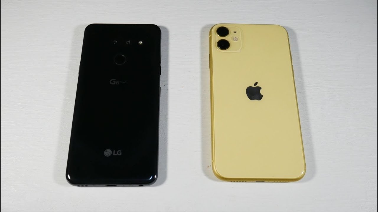 IPhone 11 VS LG G8 Thinq In 2020! Cameras, Speakers, Display & More