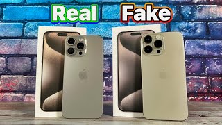 Latest iPhone 15 Pro Max Vs Fake/Clone - The Most 