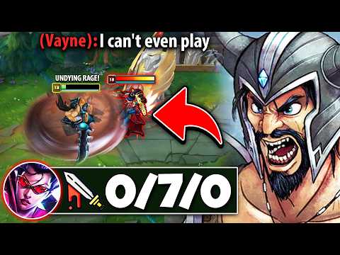 THIS GUY PICKED VAYNE TOP INTO THE RANK 1 TRYND... BIG MISTAKE!