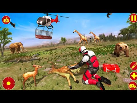 light speed robot hero rescue New mission- animals rescue- android game play
