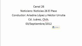 Sobre la feria de la salud en Noticias El paso del Canal 26.