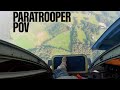 RAW VIDEO See Paratrooper S POV As He Steps Into The Air