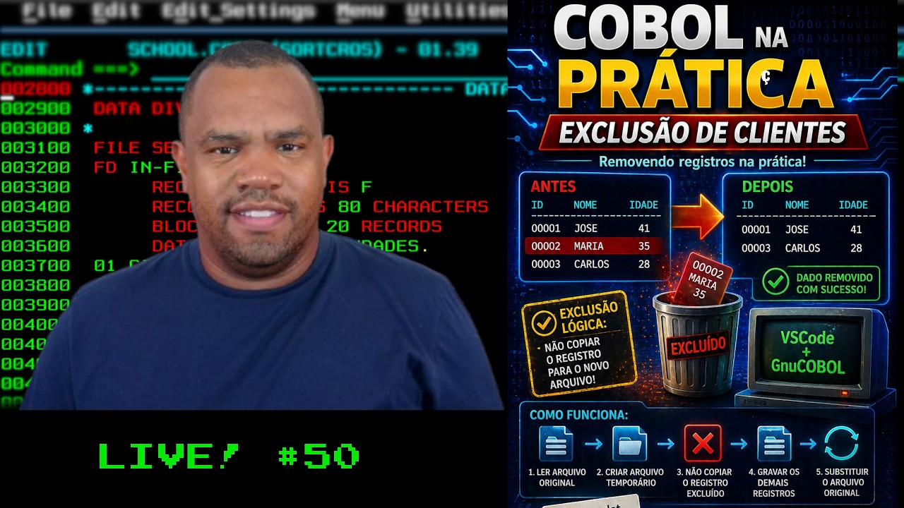 Última live COBOL Dicas