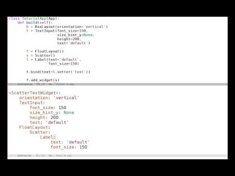 Kivy crash course 4: Kivy language