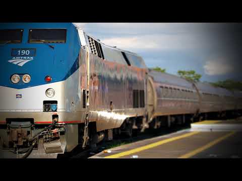 MIDNIGHT ON THE AMTRAK SILVER STAR • 10H Train Sound for Sleep