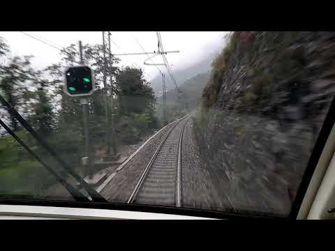 Train Cab Ride Luino - Bellinzona