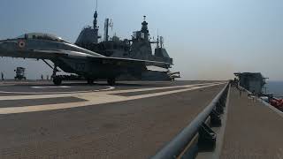 First Landing of MiG-29 on the INS Vikrant