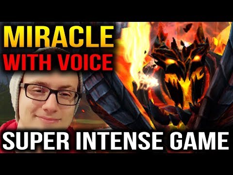 Miracle [With Voice] Super Intense Game Shadow Fiend Dota 2