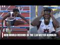 WORLD RECORD 🤯 Auburn's Ja'Kobe Tharp runs a 12.75 in the 110-meter hurdles 💨 | ESPN
