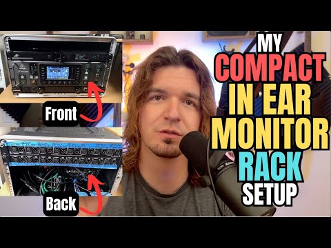 My COMPACT In-Ear Monitor Rack SETUP (and How To Make Your Own)