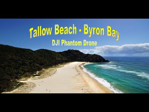 Dron in pogled na plažo Tallows