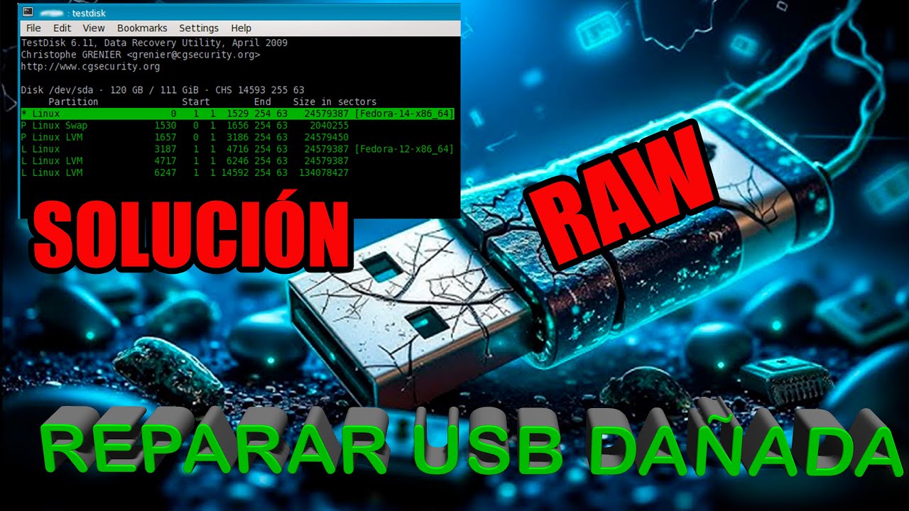 Reparar USB Dañada(RAW) Sin Formatear y Sin perder los Archivos | SOLUCIÓN