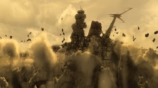 *351* - Space Battleship Yamato (2010 Live Action Movie) - Sample Scene - Yamato Launch Sequence