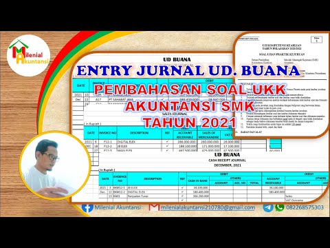 UD Buana - Mengentry Jurnal Soal UKK SMK Akuntansi 2021 Manual