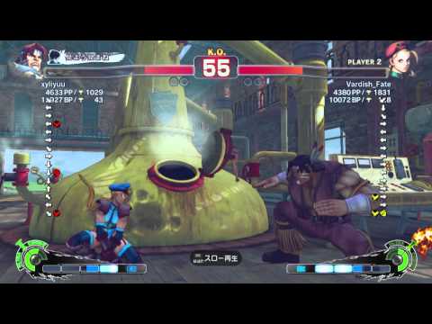 xyliyuu [T.Hawk] vs Vardish_Fate [Cammy] SSF4 AE ver.2012 Japanese Online Ranked Matches