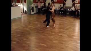 Anna Sol & Aldo Velásquez, tango, A la luz del candil, Carlos di Sarli, Härnösand, March 2013