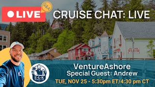 Cruise Chat: LIVE — Black Friday Shore Excursions with Andrew from VentureAshore