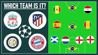 Guess the CHAMPIONS LEAGUE team Part 3/3 | 2020-2021 Season (Football Quiz)