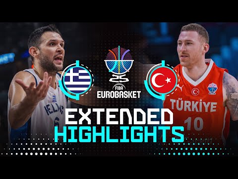 Greece 🇬🇷 vs Türkiye 🇹🇷 | Extended Highlights | FIBA EuroBasket 2025
