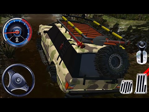 WHEELS IN MUD  OFF ROAD 4x4 - Real 4x4 SUV Jeep Hill Drive - Android GamePlay #1