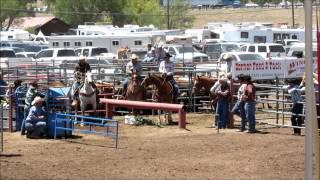 preview picture of video 'Calf Roping at the 2012 Arizona Cowpunchers Reunion Rodeo, Williams, Arizona'