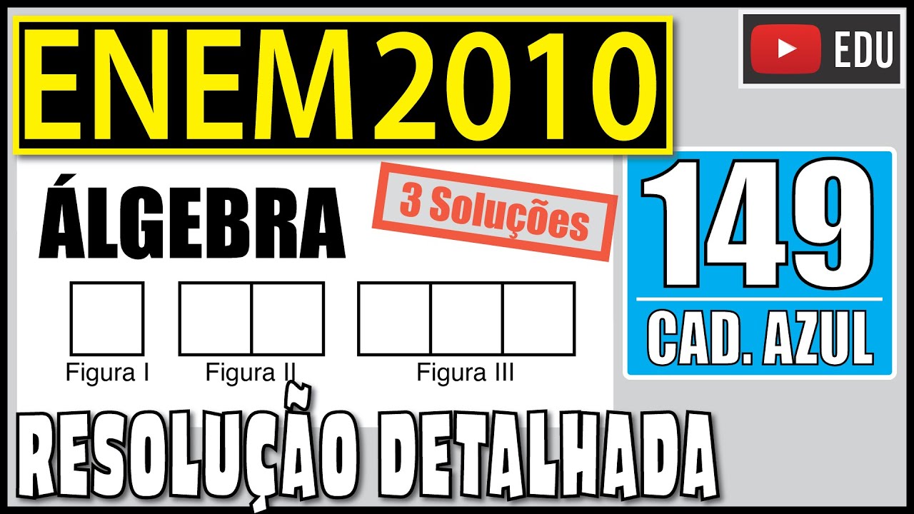 [ENEM 2010] 149 📘 ÁLGEBRA Uma professora realizou uma atividade com seus alunos utilizando canudos