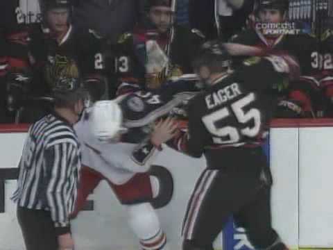 Jared Boll vs Ben Eager Apr 8, 2009