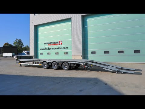 Faymonville - MultiMAX-Plus low loader with liftable loading platform, grating floor & double ramps